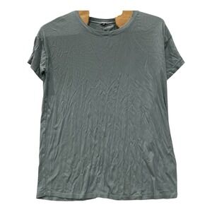 PJ Harlow Reyan‎ Ribbed Knit Sleep Dress Nightshirt Gray Sleep Shirt Soft Comfy